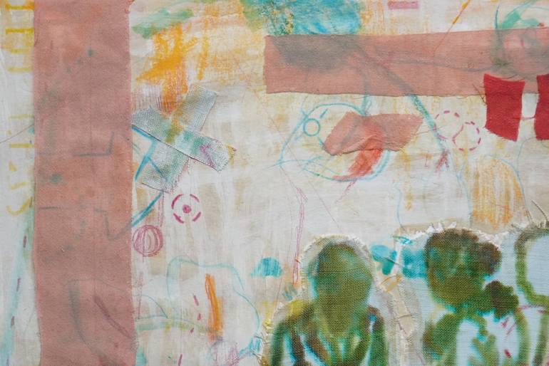 Original Conceptual People Mixed Media by Andrea Hauer