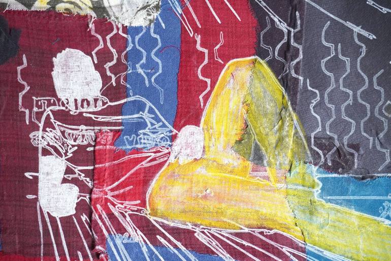Original Conceptual People Mixed Media by Andrea Hauer