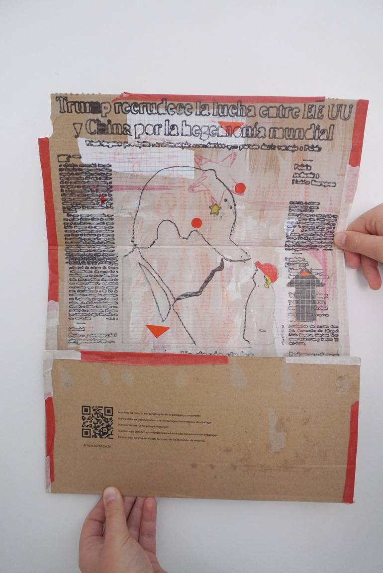 Original Figurative Politics Mixed Media by Andrea Hauer