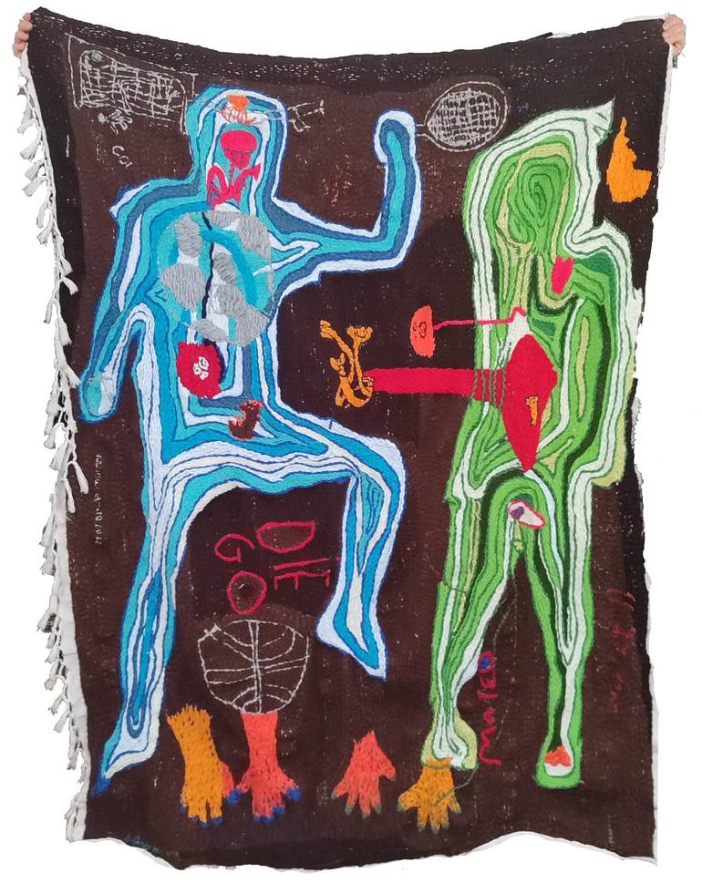 Original Abstract People Drawings by Andrea Hauer