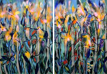 Original Abstract Paintings by Maria Andrade Andrade