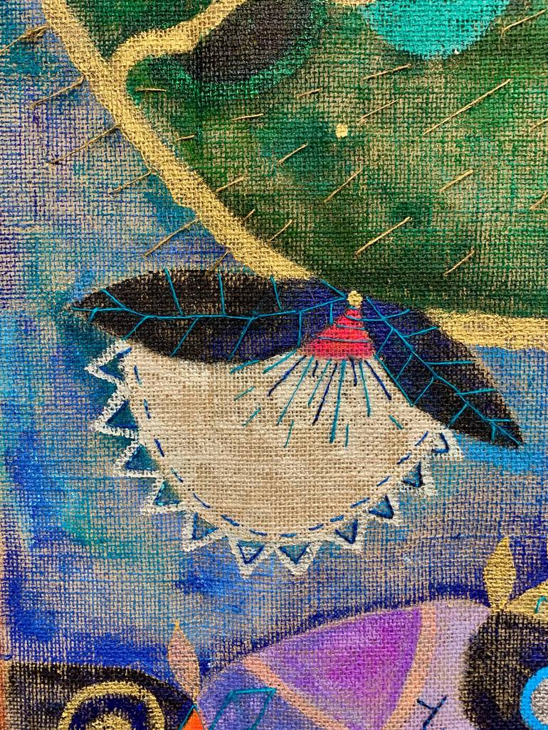 Original Abstract Water Painting by Maria Andrade Andrade