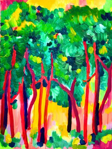Original Abstract Landscape Paintings by Maria Andrade Andrade