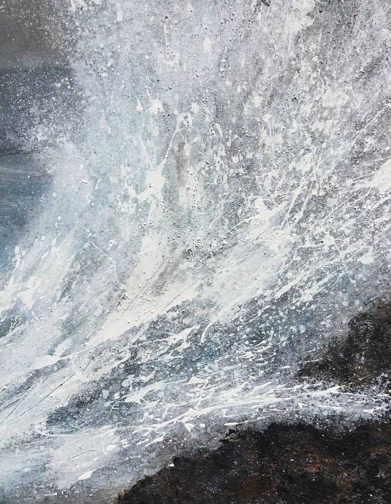 Original Impressionism Seascape Painting by Chris Bourne
