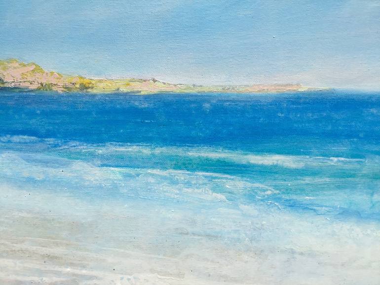 Original Impressionism Seascape Painting by Chris Bourne