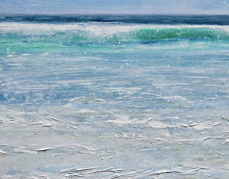 Original Impressionism Seascape Painting by Chris Bourne