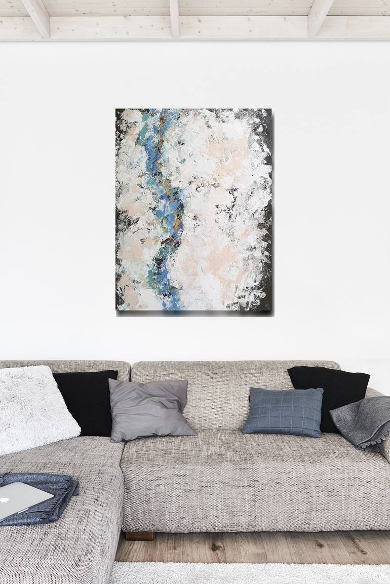 Original Abstract Expressionism Landscape Painting by Arti Chauhan