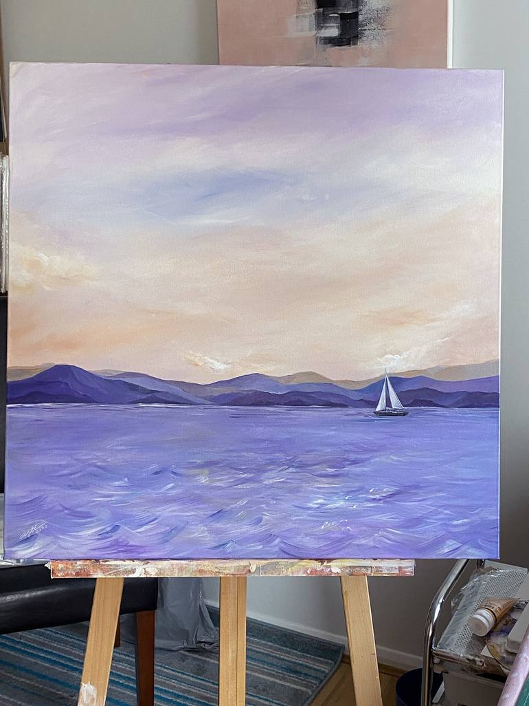 Original Seascape Painting by Arti Chauhan