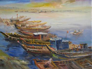Original Impressionism Places Paintings by Kc Goh