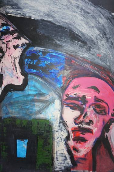 Print of Abstract Expressionism Political Paintings by Salah Seif