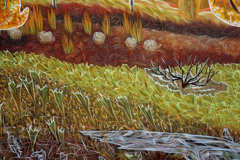Original Expressionism Landscape Painting by Gina Blickenstaff