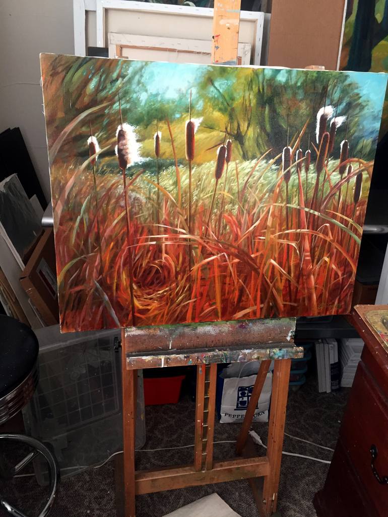 Original Realism Landscape Painting by Gina Blickenstaff