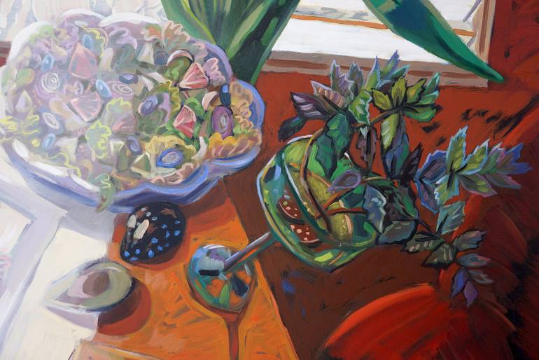 Original Expressionism Food Painting by Gina Blickenstaff