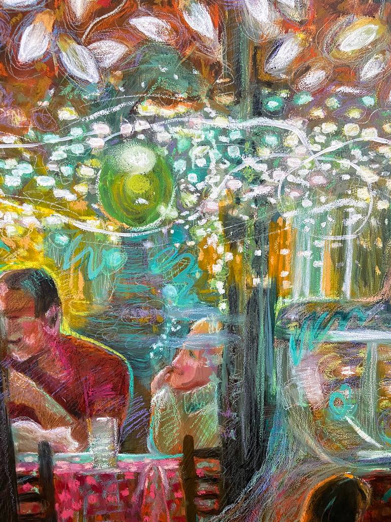 Original Expressionism Cities Painting by Gina Blickenstaff