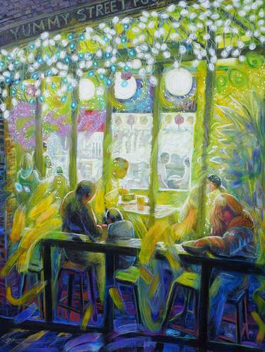 Original Expressionism Food & Drink Paintings by Gina Blickenstaff