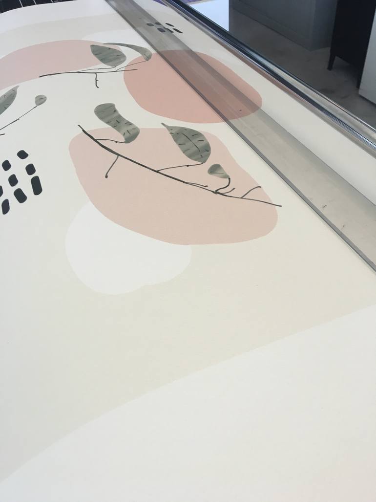 Original Abstract Floral Digital by Sara Rossi