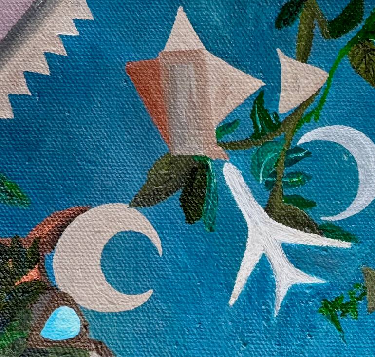 Original Surrealism Landscape Painting by Samuel Leopold