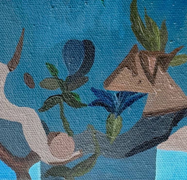 Original Surrealism Landscape Painting by Samuel Leopold