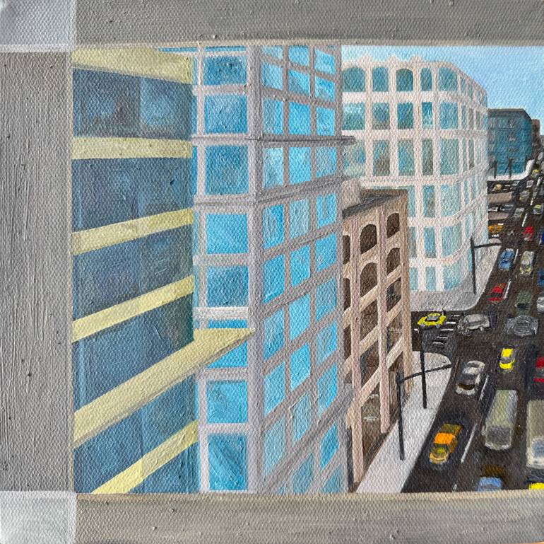 Original Contemporary Cities Painting by Samuel Leopold