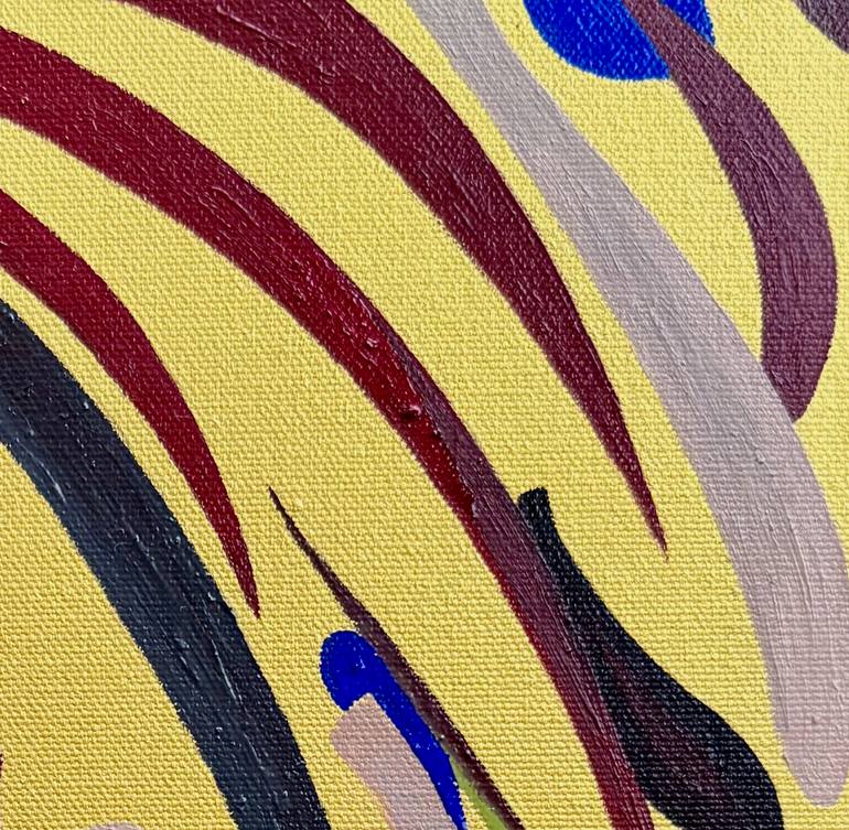 Original Abstract Expressionism Abstract Painting by Samuel Leopold