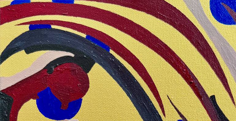 Original Abstract Expressionism Abstract Painting by Samuel Leopold