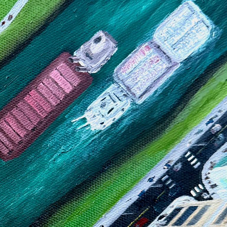 Original Contemporary Cities Painting by Samuel Leopold