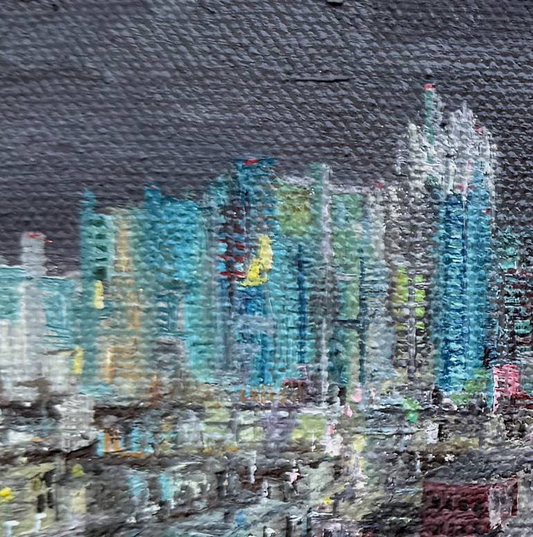 Original Contemporary Cities Painting by Samuel Leopold