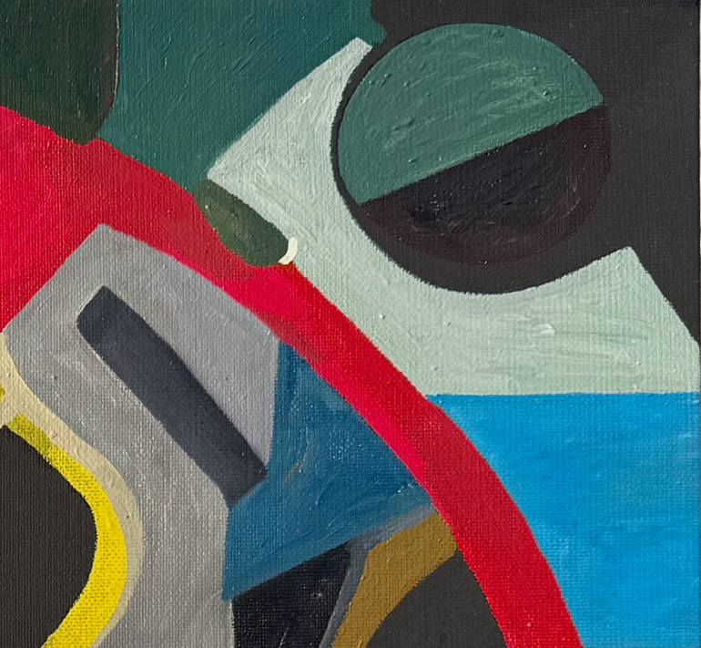 Original Abstract Painting by Samuel Leopold