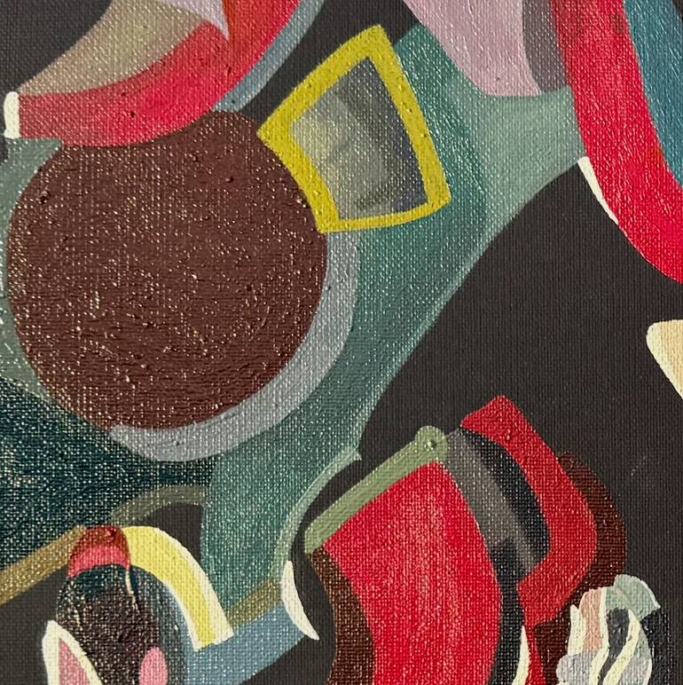 Original Abstract Painting by Samuel Leopold