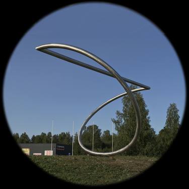 Original Geometric Sculpture by Lucien den Arend