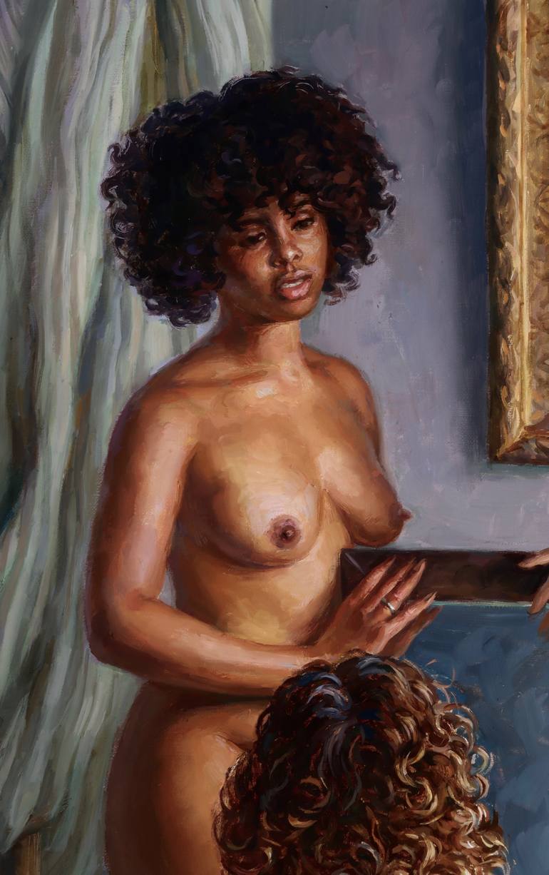 Original Erotic Painting by Serguei Zlenko