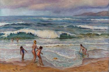 Print of Beach Paintings by Serguei Zlenko