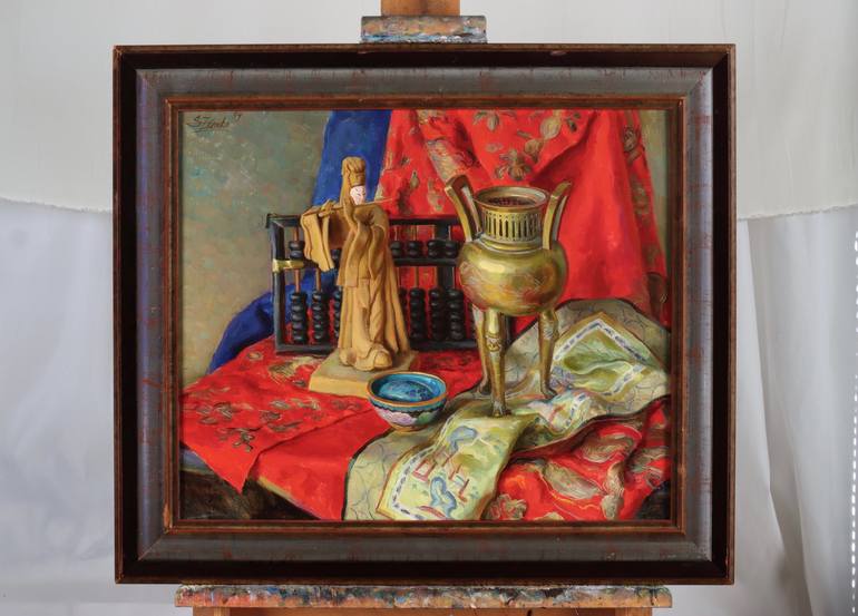 Original Still Life Painting by Serguei Zlenko