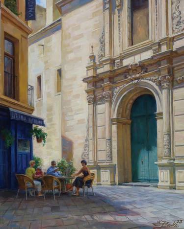 Original Figurative Architecture Paintings by Serguei Zlenko