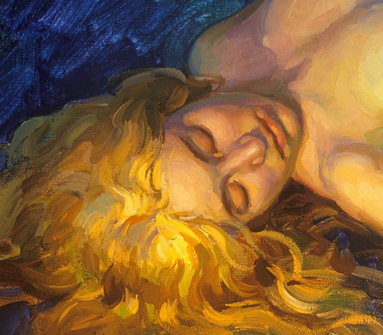 Original Contemporary Nude Painting by Serguei Zlenko