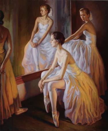 Original Figurative Performing Arts Paintings by Serguei Zlenko