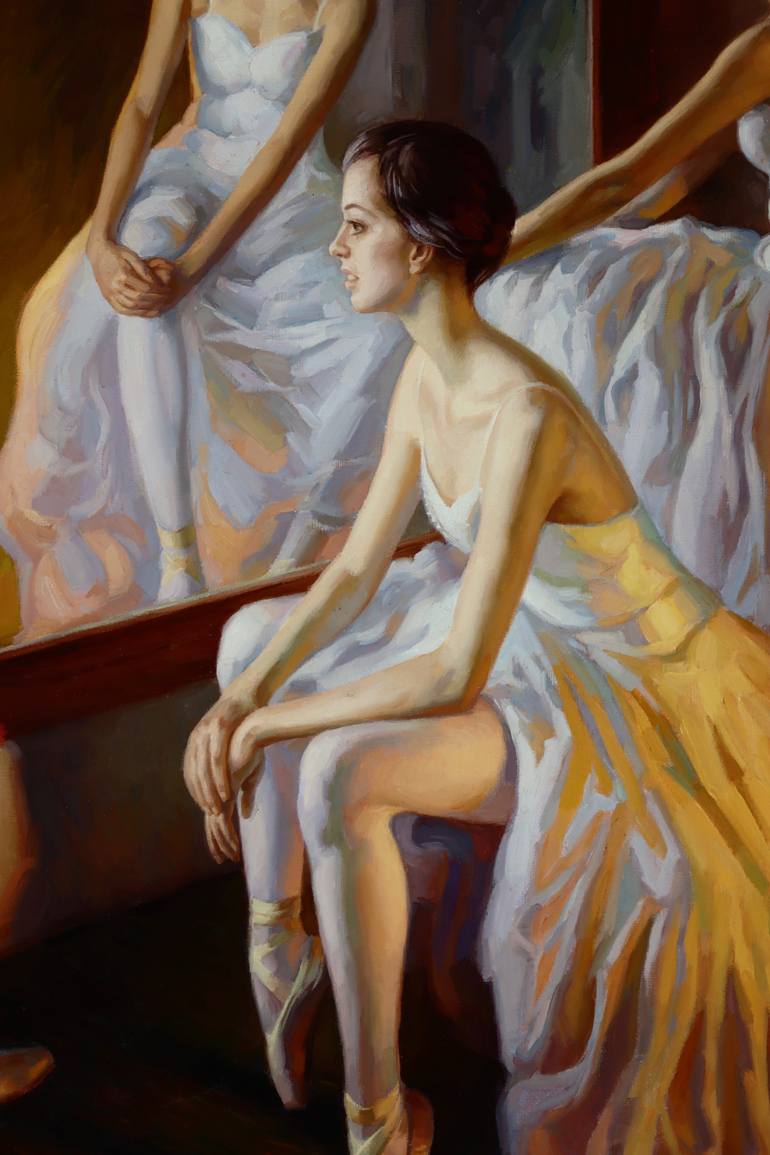 Original Figurative Performing Arts Painting by Serguei Zlenko