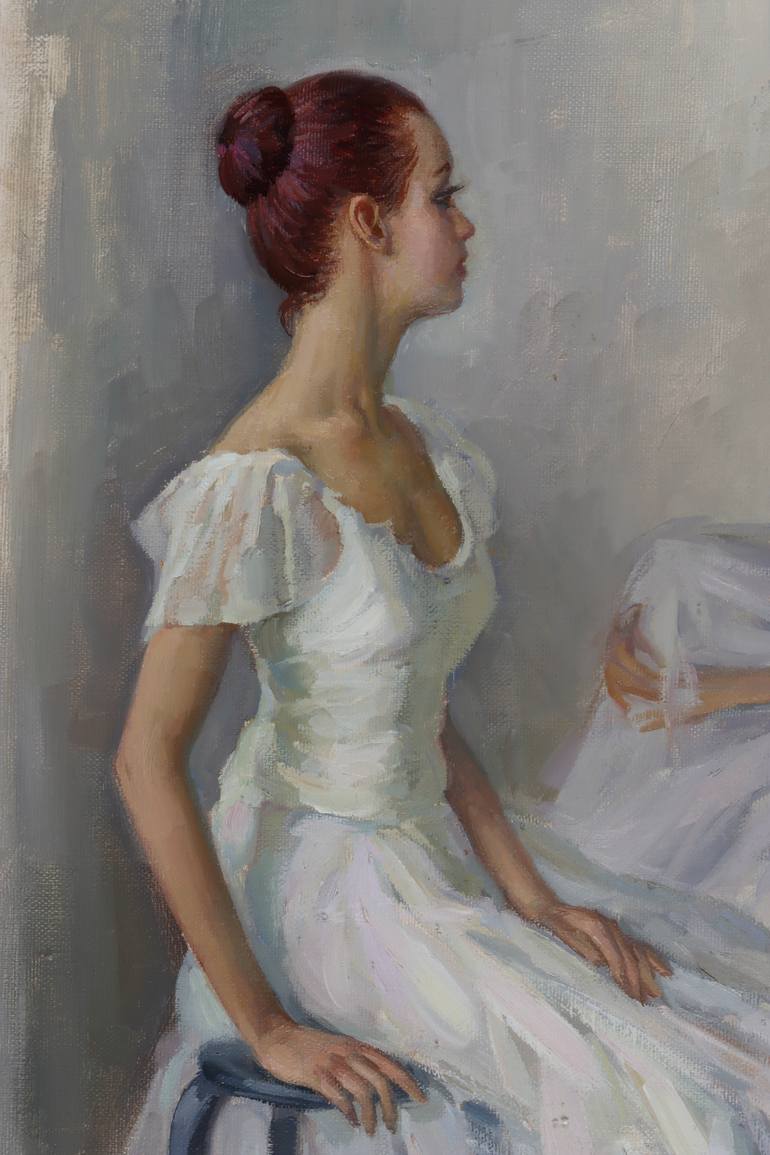 Original Figurative Performing Arts Painting by Serguei Zlenko