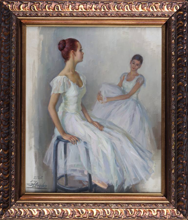 Original Figurative Performing Arts Painting by Serguei Zlenko