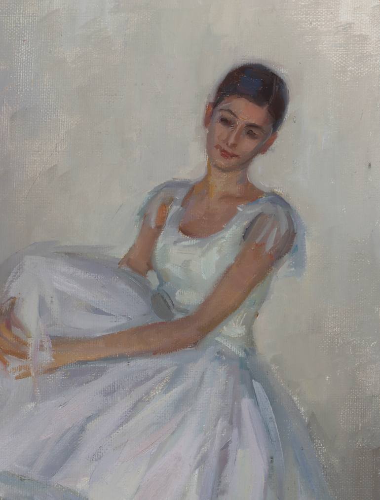 Original Figurative Performing Arts Painting by Serguei Zlenko