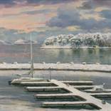 First snow. by Serguei Zlenko