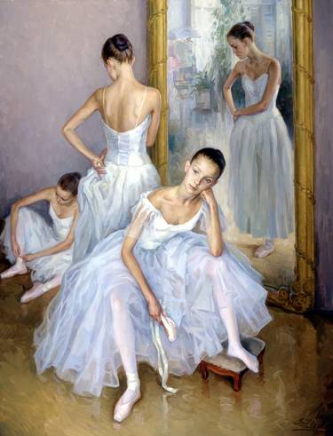 Print of Realism Performing Arts Paintings by Serguei Zlenko