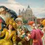 This is the painting about carnival in Venice with some elements from the painting of Paolo Veronese, from
the collection of Hermitage state museum in Sankt-Petersburg.
Please watch the video about my painting process on You Tube
http://youtu.be/zQ3SJT-HQ_Y
