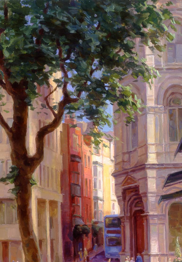 Original Realism Architecture Painting by Serguei Zlenko