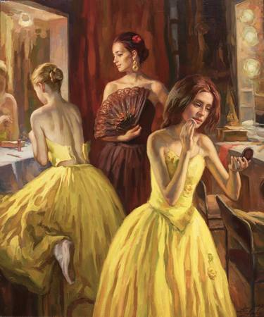 Original Fine Art Performing Arts Paintings by Serguei Zlenko