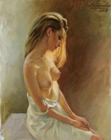 Original Fine Art Nude Paintings by Serguei Zlenko