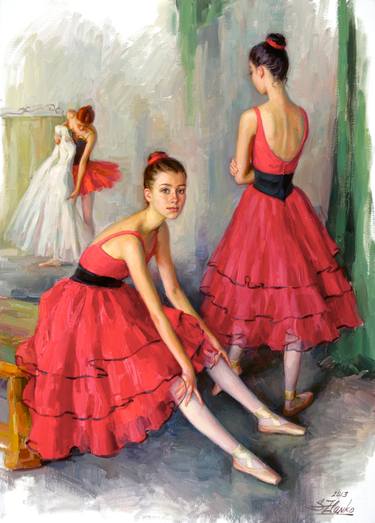 Print of Performing Arts Paintings by Serguei Zlenko