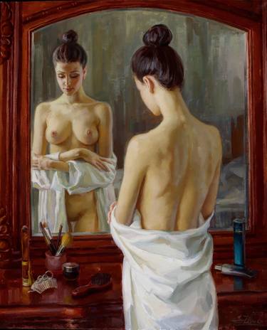 Print of Fine Art Nude Paintings by Serguei Zlenko