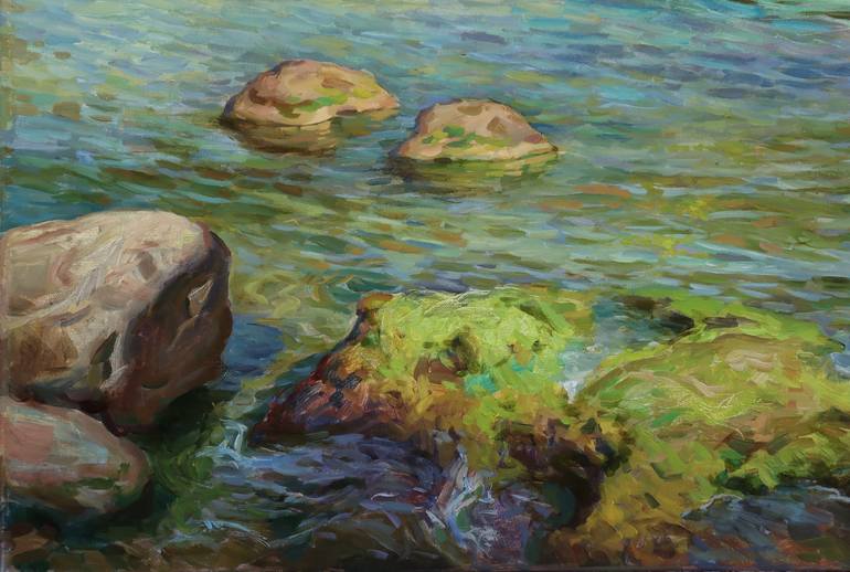 Original Seascape Painting by Serguei Zlenko