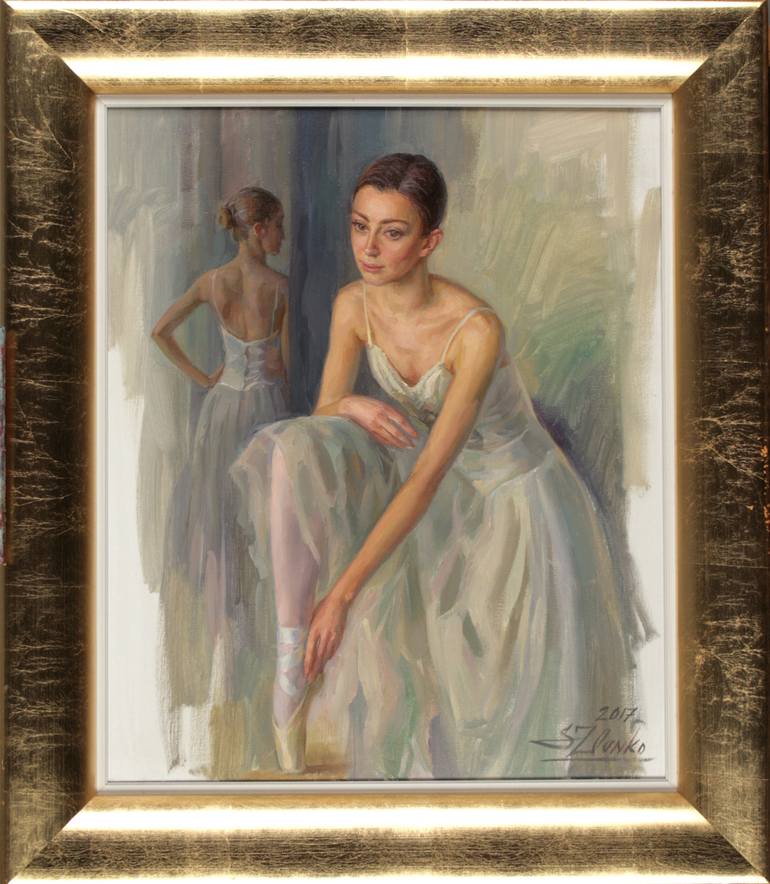 Original Fine Art Performing Arts Painting by Serguei Zlenko